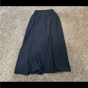 Halara maxi skirt with slit and built-in shorts size large